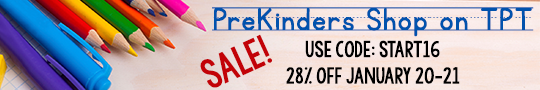 PreKinders Shop Sale Link