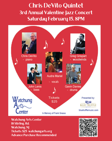 The Third Annual Valentine Jazz Concert with the Chris DeVito Quintet