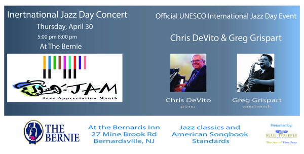 The Third Annual Valentine Jazz Concert with the Chris DeVito Quintet