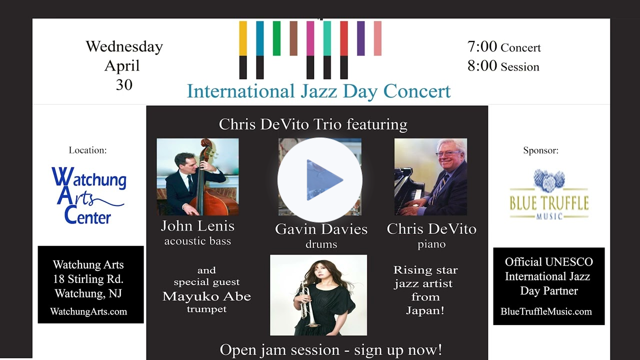 International Jazz Day - Chris DeVito, John Lenis, Gavin Davies + Maykuo Abe