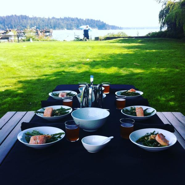 Dinner at the beach