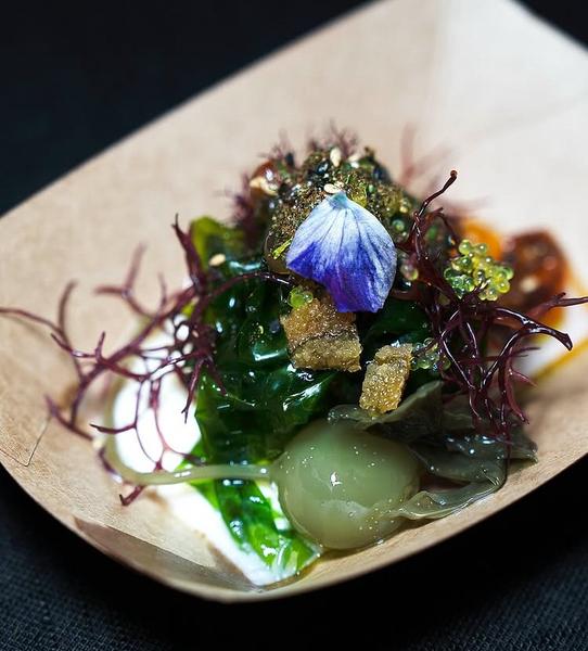 Motoyaki seaweed dish