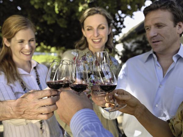 wine tour with friends