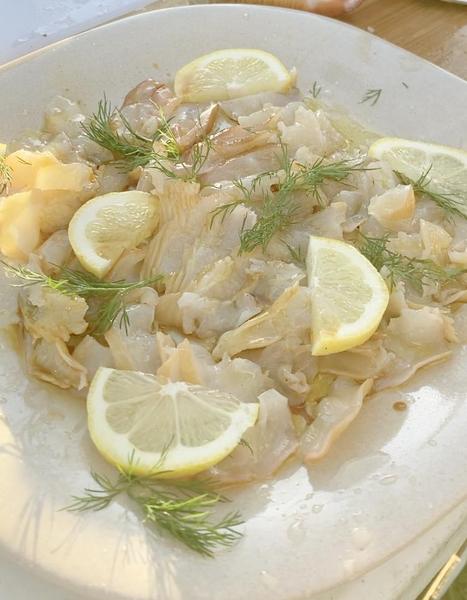 Horse clam ceviche