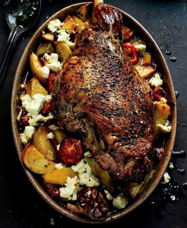 lamb & pomegranate sauce