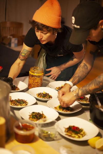 chef madge plating