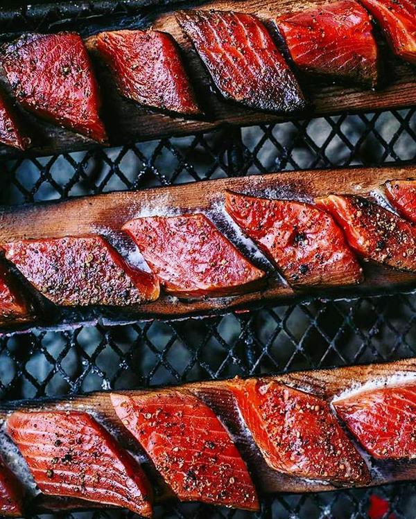 smoked salmon