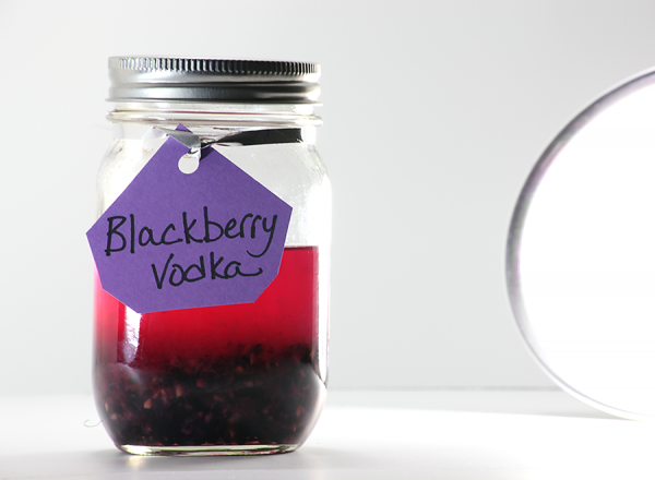 Blackberry vodka