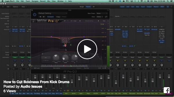 One Minute EQ Trick #4 - Cutting Boxiness From Kick Drums