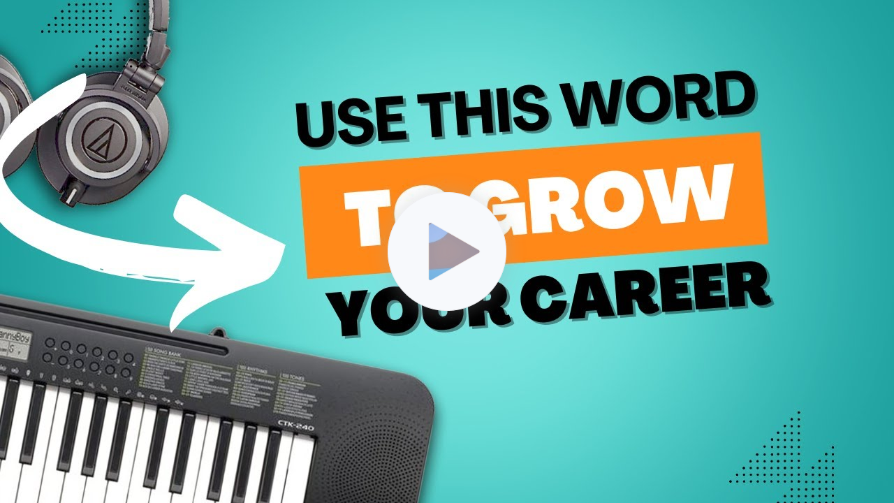 The Simple Word To Grow Your Audio Career