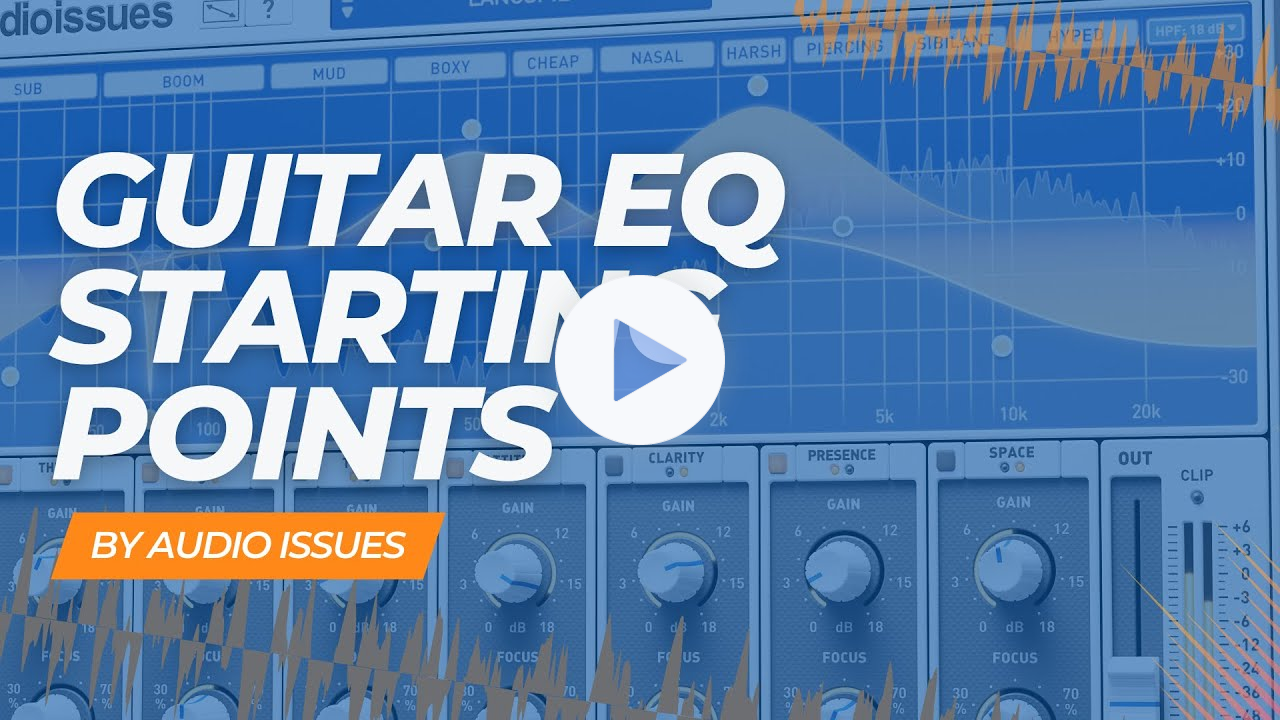 Starting Points for EQ'ing Guitars