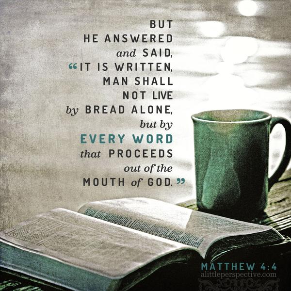 Matthew 4:4 