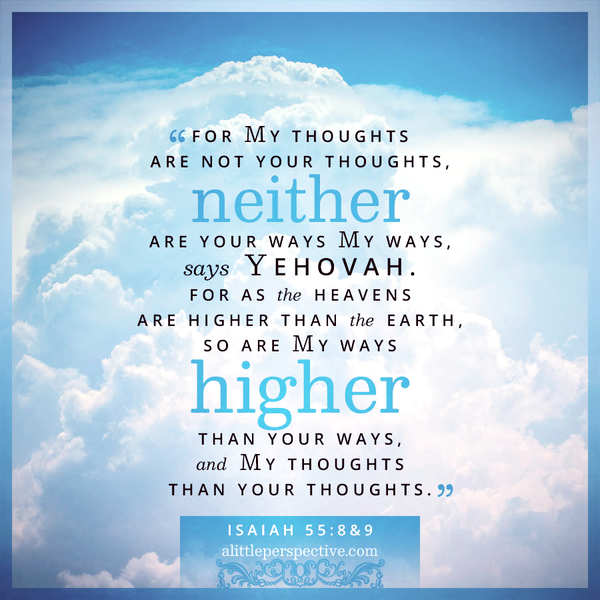 Isaiah 55:8-9