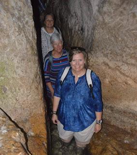 Debbie Ingle at Hezekiah's Tunnel