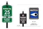 New Entrance Signs