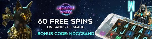 Jackpot Wheel - 60 FS Sands of Space