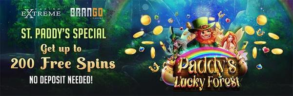 200 Free Spins - Paddy's Lucky Forest