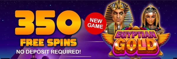 Egyptian Gold - 350 Free Spins