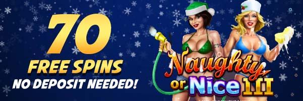 Naughty or Nice III - 70 Free Spins