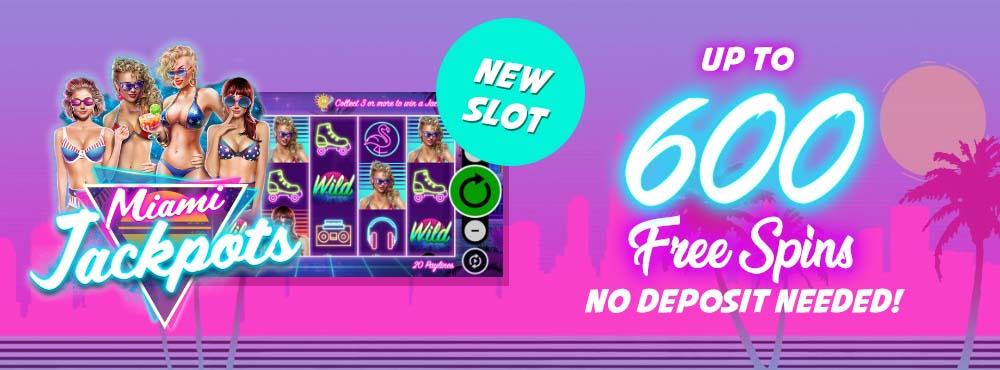 Miami Jackpots - 600 Free Spins