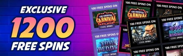 1200 Free Spins