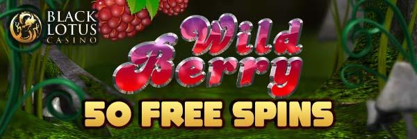 50 Free Spins - Wild Berry