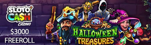 Slotocash - $3K Halloween Mobile Freeroll