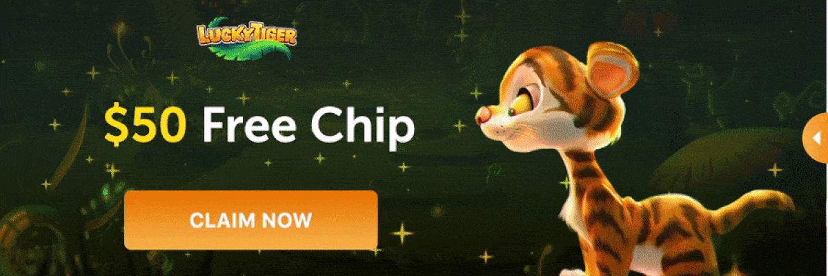 Lucky Tiger - 66 Spins of 50 Chip