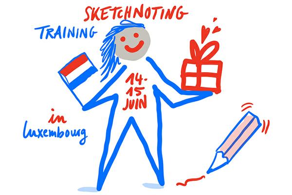 Training sketch noting in Luxembourg, 14-15 juin