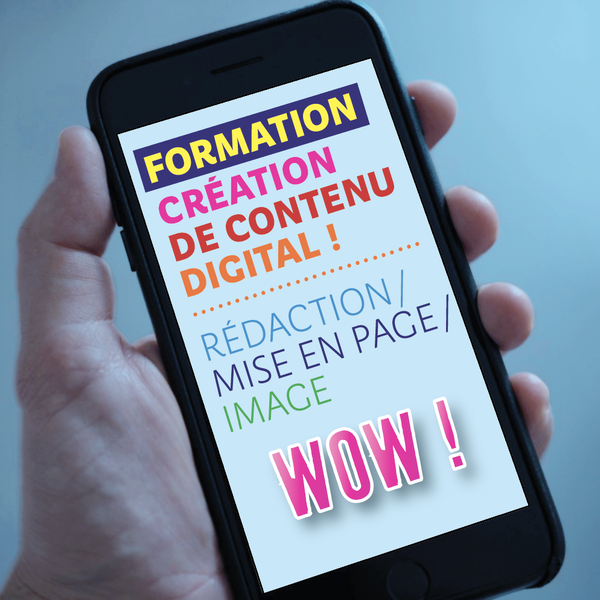 Formation Création de contenu digital : rédaction, mise en page et image
