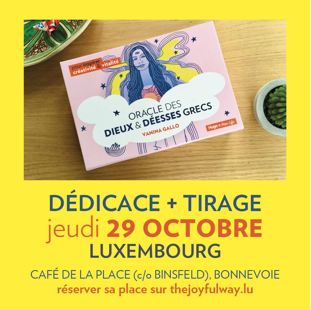 Dédicace + tirage jeudi 29 octobre à Luxembourg