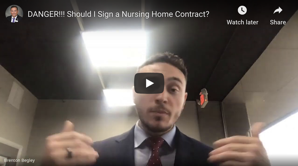 DANGER!!! Should I Sign a Nursing Home Contract?