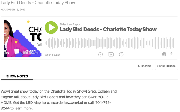 Podcast: Charlotte Today Show