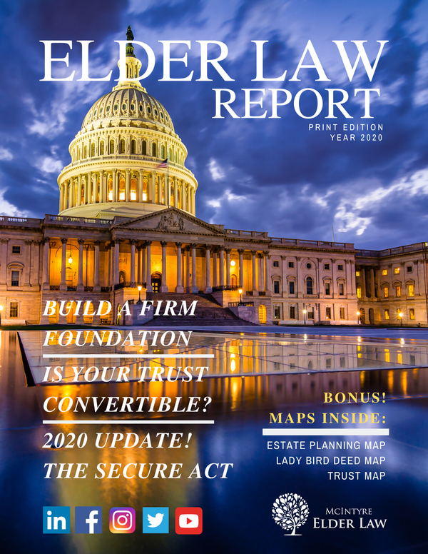 MAGAZINE: Elder Law Report. Print Edition. 2020