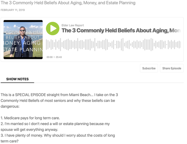 The 3 Commonly Held Beliefs About Aging, Money, and Estate Planning