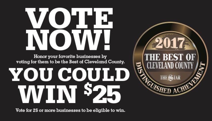 Vote Now for Best of Cleveland County!