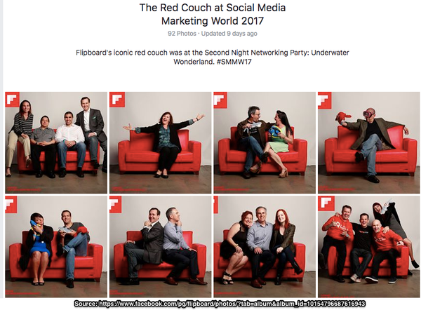 Flipboard red couch SMMW17