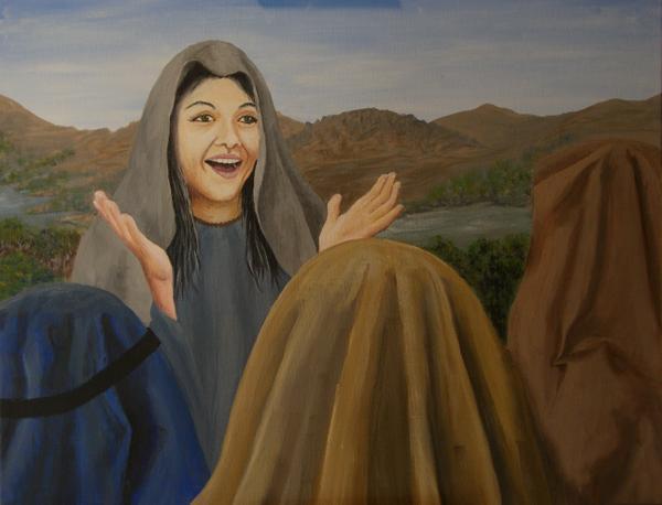Mary Magdalene telling disciples