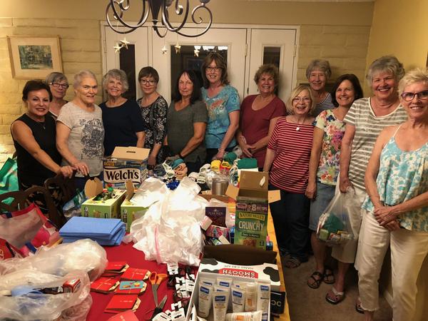 Women's group in service