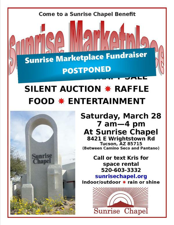 Postponed Sunrise Marketplace