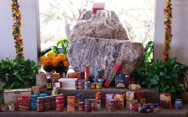 Thanksgiving chancel decorations 2017