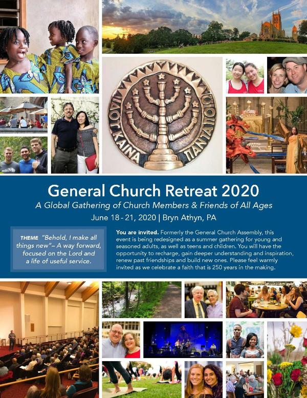 Invite to General Church Retreat 2020
