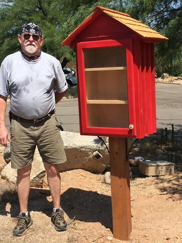 Little Free Library at Sunrise Chapel