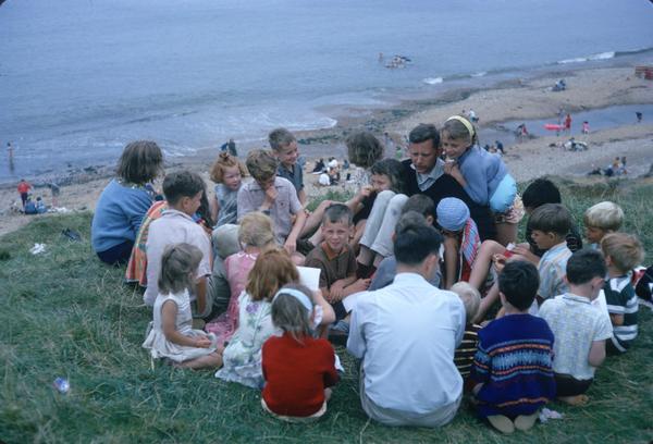 Young Frank Rose at a church camp on the Isle of Wight in the English Channel