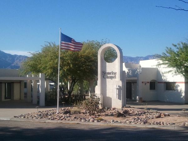 The monument at Sunrise Chapel 2012