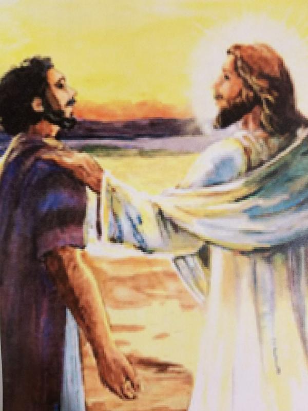 Mary Magdalene telling disciples