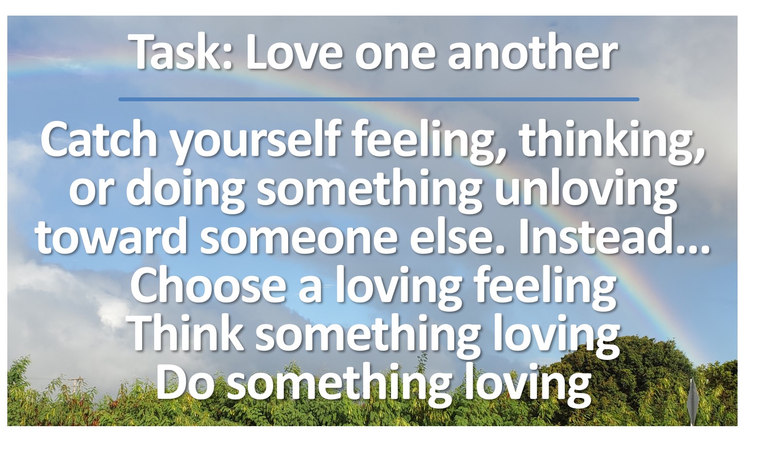 Task Love One Another