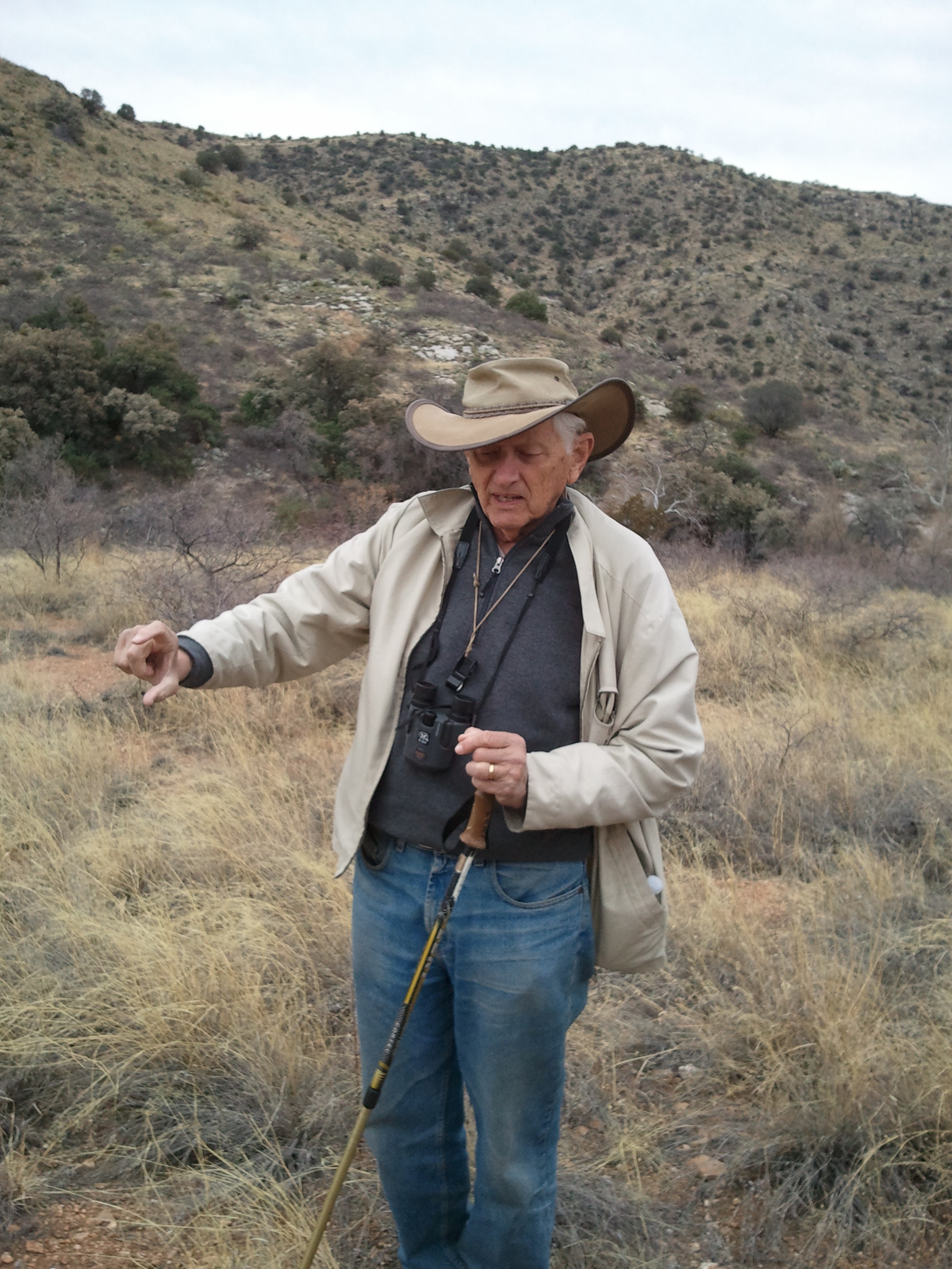 Frank Rose leading a plant walk