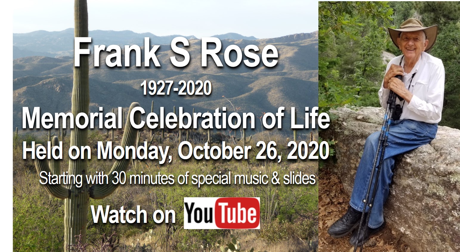 Link to Memorial service on You Tube