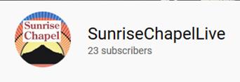 Sunrise Chapel Livestream logo